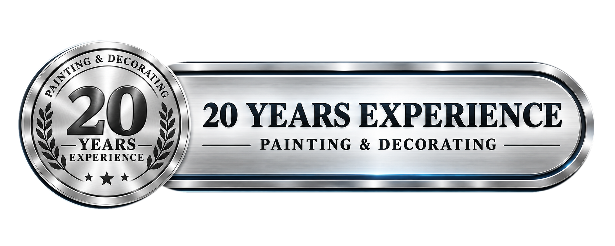 20 years experience in painting and decorating